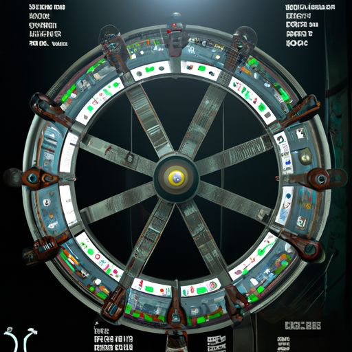 תמונה של גלגל עם מספרים שונים מסביב להיקף, המייצג את מערכות הנומרולוגיה השונות.